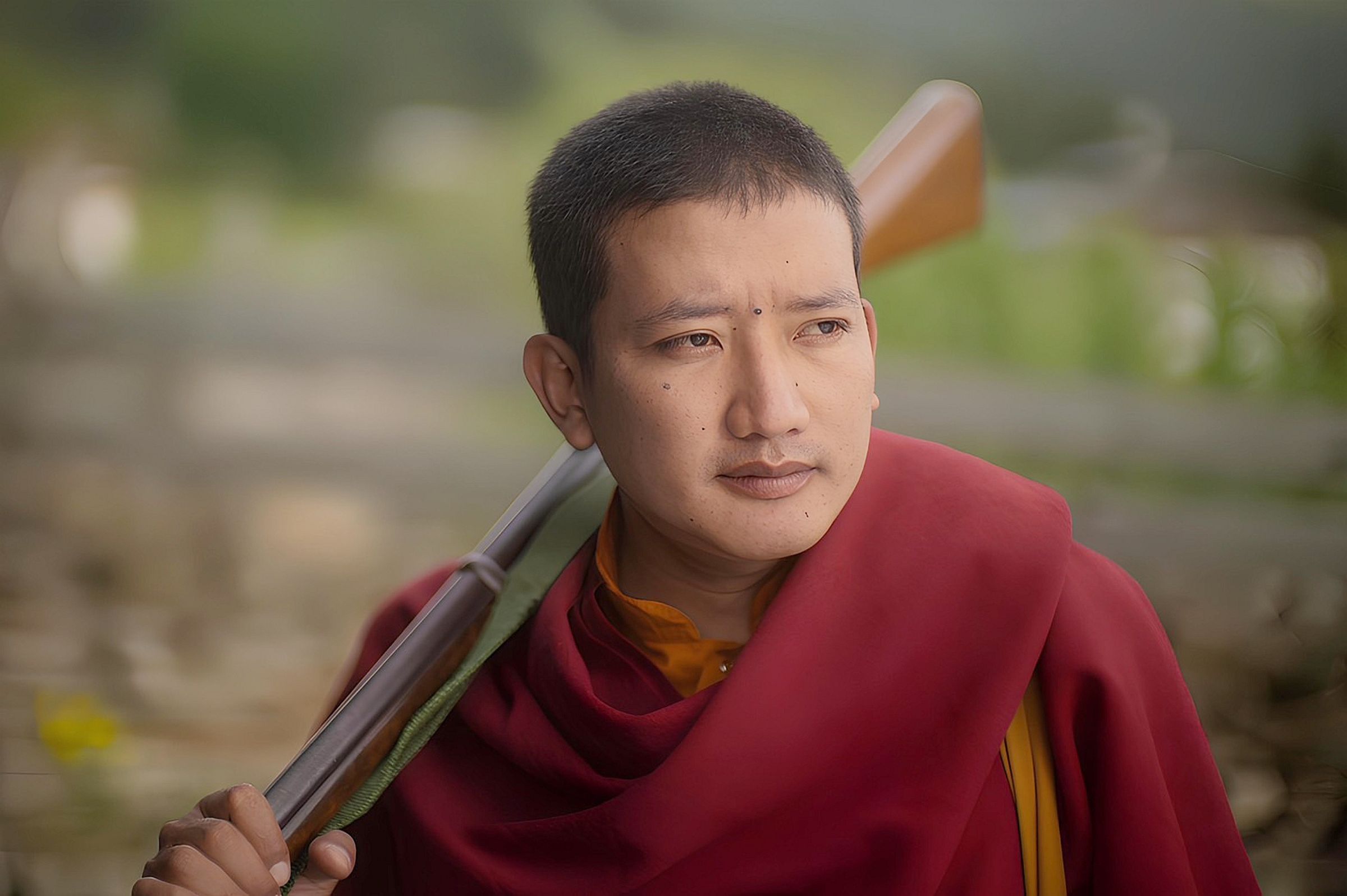 片中飾演年輕喇嘛的演員坦丁旺契克,實際上是位搖滾歌手,在喜馬拉雅地區有相當知名度。(海鵬提供)