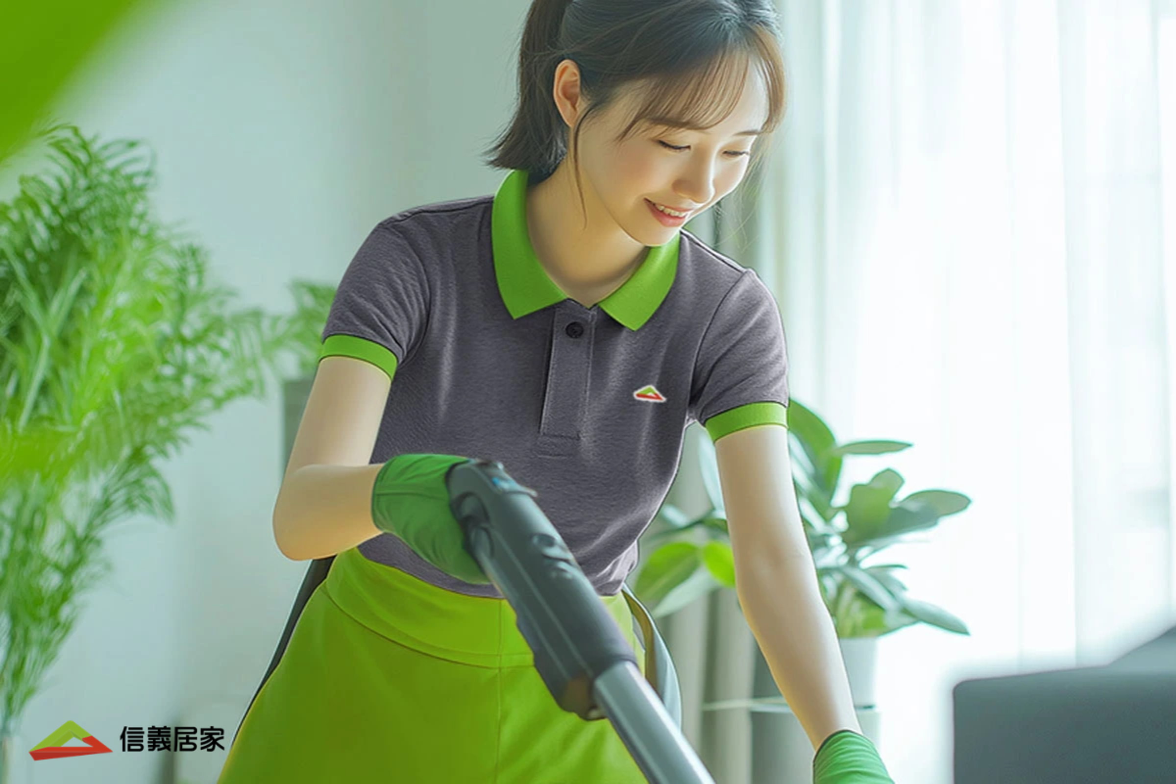 信義居家表示，年後掃除可結合鐘點清潔服務與專業整理收納服務。（信義居家提供）