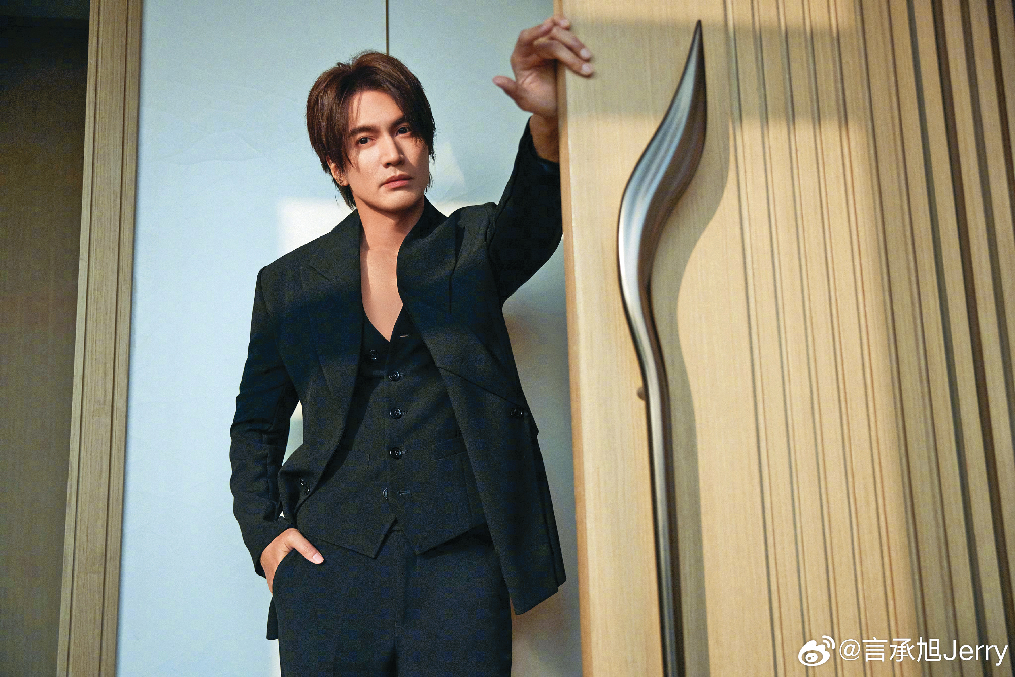 言承旭向來注重隱私也少聊個人的感情生活，低調至今依然神祕。（翻攝自言承旭微博）