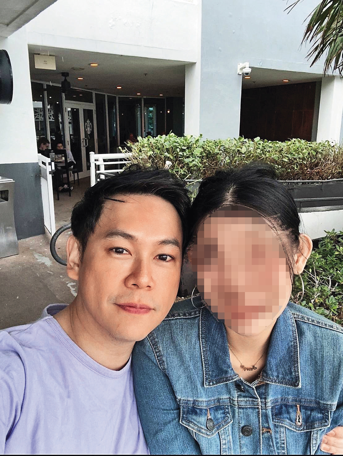 柳勇全(左)強調自己單身,卻被A女(右)發現他已婚、有小孩。(讀者提供)