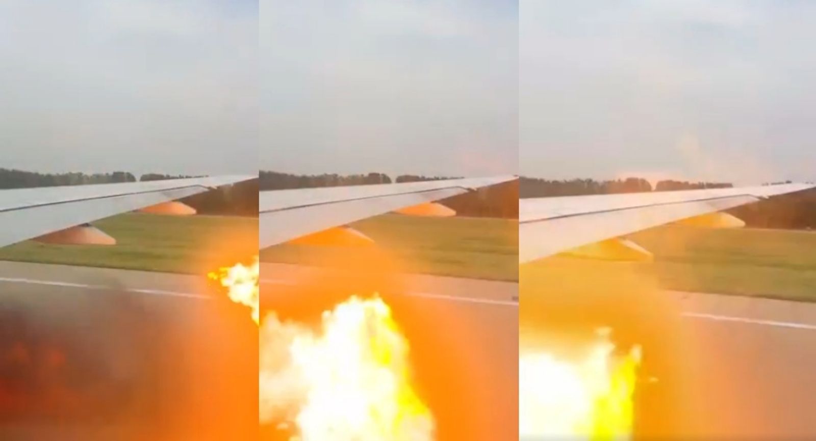 美聯航波音客機起飛噴火！乘客直擊「火光竄出」嚇傻　機長急剎停救全機