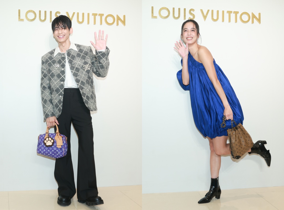 （左起）林柏宏、陳庭妮講起家中愛犬都一籮筐的狗狗經。