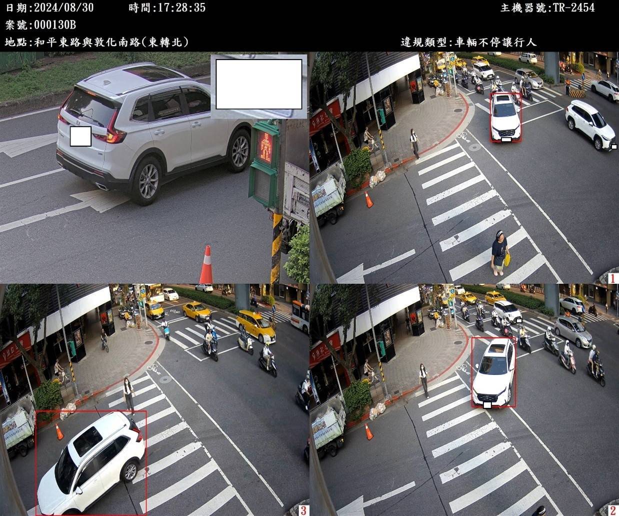 北市將新增20處路口科技執法設備。（警方提供）