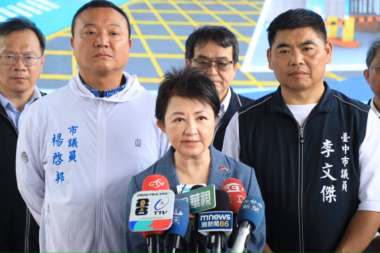 台中市長盧秀燕強烈要求，施暴者應重罰、嚴懲。（市府提供）