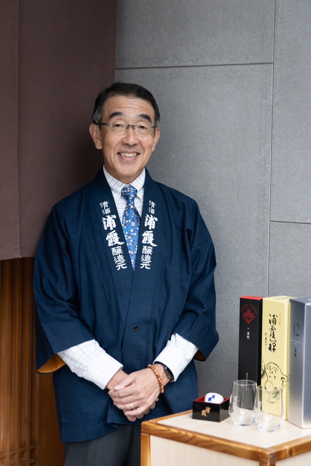 「浦霞酒造」第十三代社長佐浦弘一,同時也擔任日本酒造組合中央會的副會長,致力於發揚日本酒文化與美好。