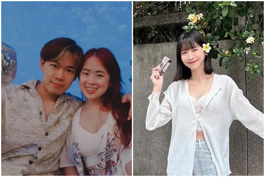 超強（左1）劈腿網紅「短髮女」石靜（右1）後，隨即有不少網友爆料過超強劈腿約砲內幕。（翻攝自Soya、超強、短髮女IG）