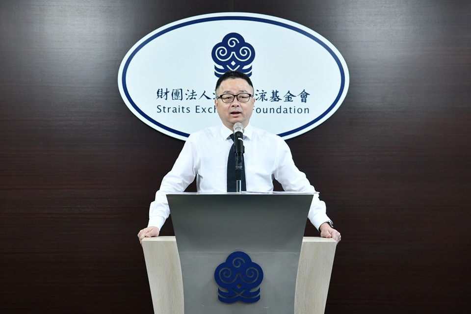 海基會祕書長羅文嘉表示,雖無法確認中共是否透過動員台商、陸配等團體介入罷免行動,但台灣不得不提防。(翻攝自海基會臉書)