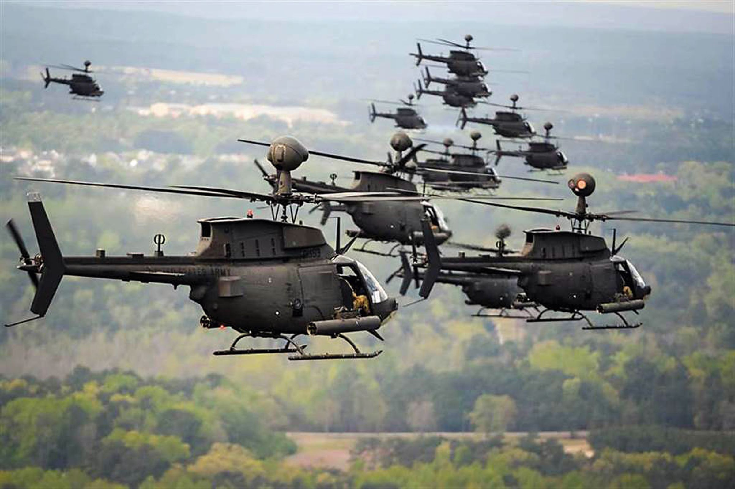 OH-58戰蒐直升機演訓計畫內容,納入陸軍航特部漢光38號演習實兵演練規劃,幸好史濬程索取資料失敗。(美國陸軍)
