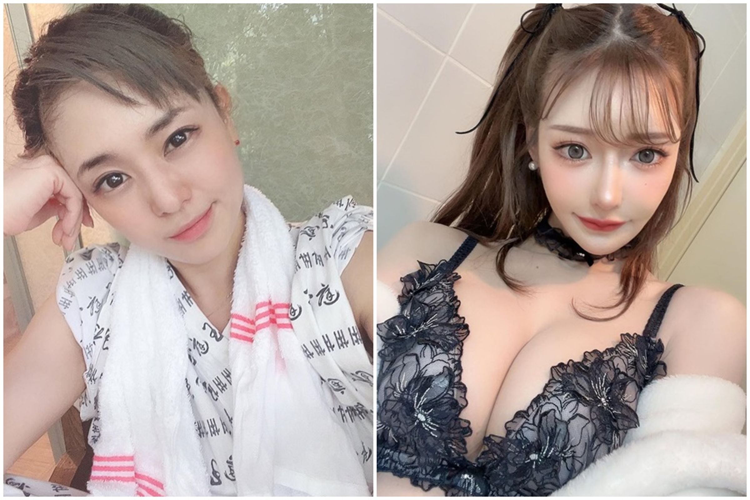 蒼井空發文聲援明日花綺羅，嘆「AV女優不是妓女」。（翻攝自蒼井空、明日花綺羅IG）