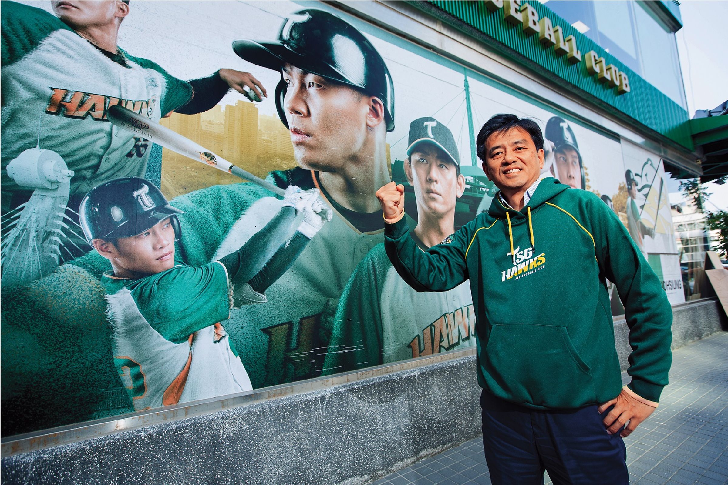 台鋼雄鷹首任領隊劉東洋，在發揚集團社會責任、推動運動休閒文化的理念下，致力打造高雄在地球隊。(攝影／林煒凱)