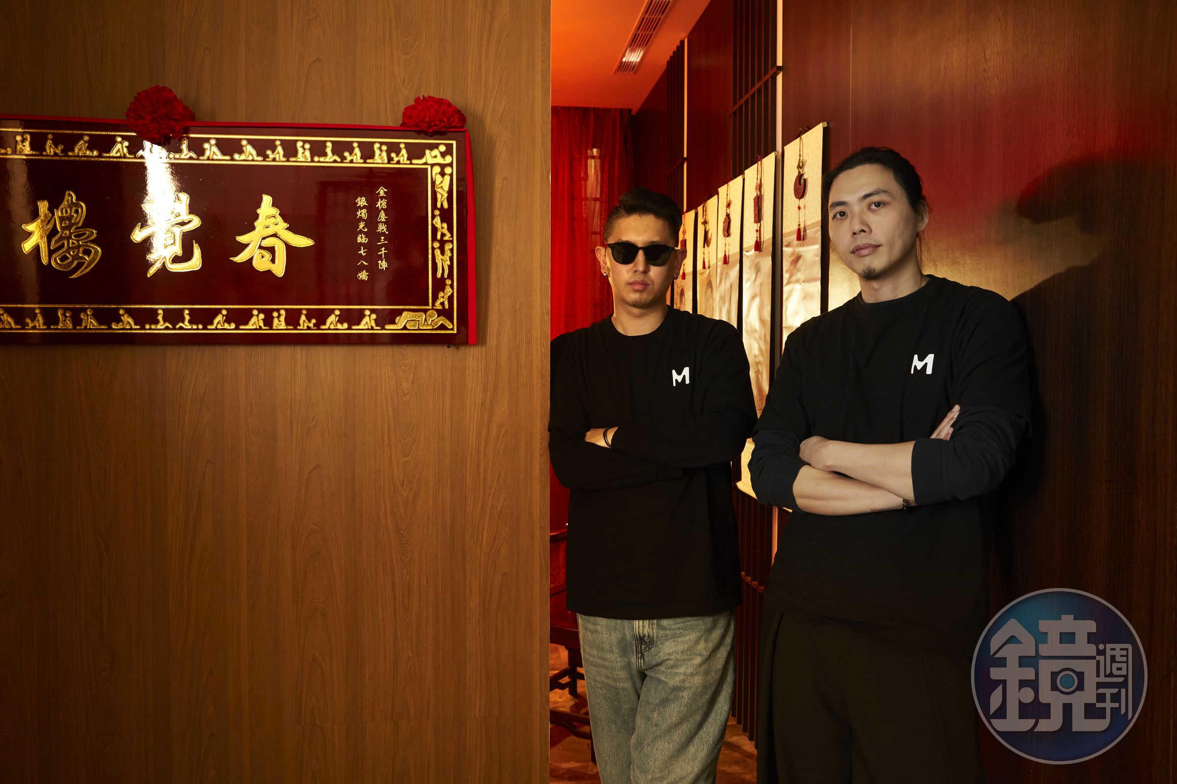 麻豆傳媒亞太區負責人Aaron（右）與導演香蕉先生（左）分享女模邀約過程。