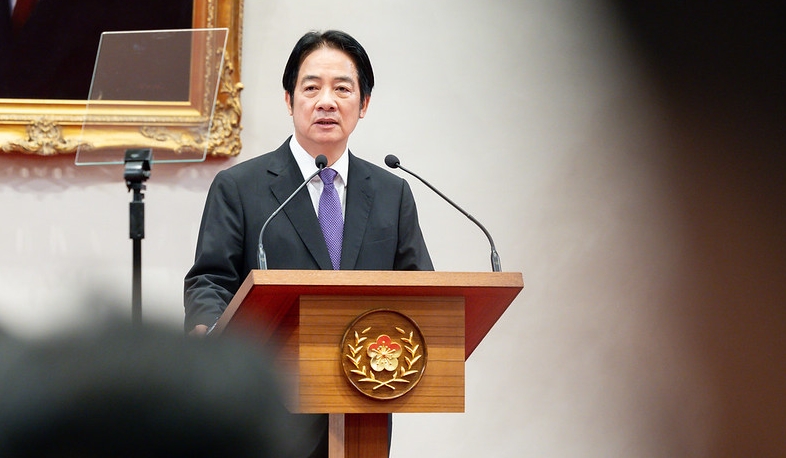 南投消防員救泛舟客不幸殉,賴清德不捨發聲了。(總統府提供)
