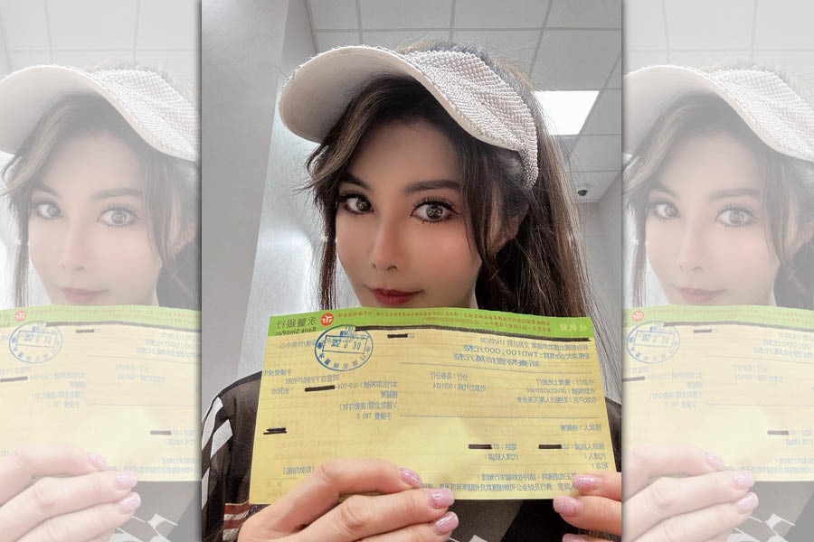 楊麗菁捐出10萬元幫助災民。（翻攝自楊麗菁臉書）