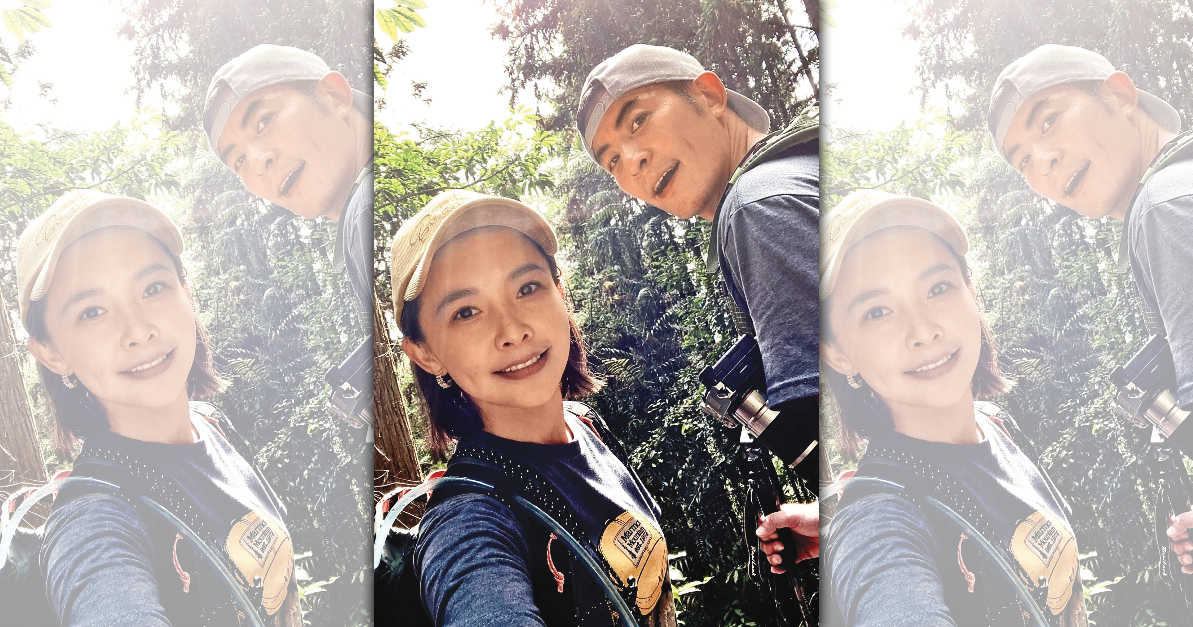 吳婉君（左）和趙駿亞（右）都熱愛戶外活動，也因此從好友昇華成愛人，卻走向破滅結局。（翻攝自趙駿亞臉書）