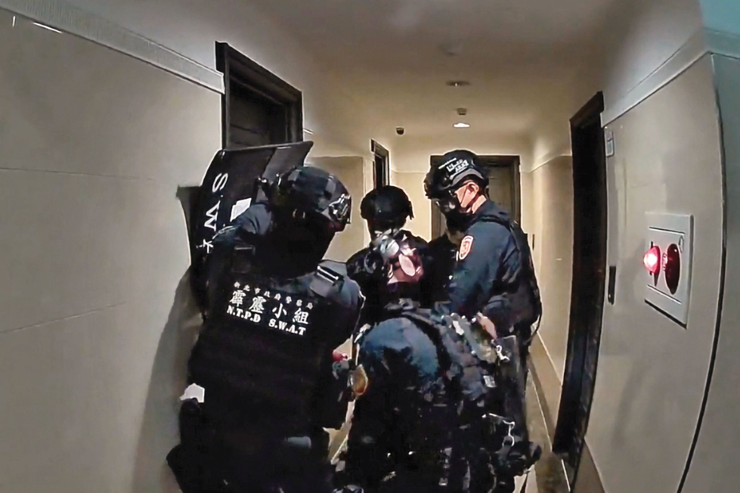 檢警單位從去年底開始就不斷發動掃黑行動，直屬么么的靜安會成員也成為重點查緝對象之一。（警方提供）