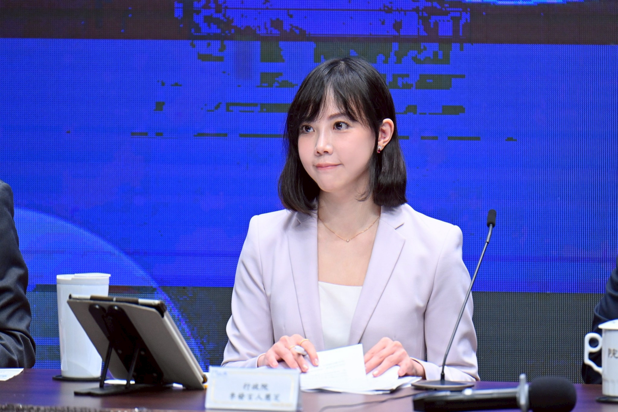 行政院發言人李慧芝表示，不會讓不合格、有毒馬鈴薯進入市場。（行政院提供）