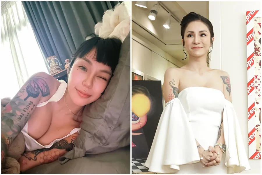 國光女神梁云菲呼籲年底「票票民進黨」守護台灣民主。（翻攝自IG@nanaliangbadgal、本刊資料照）