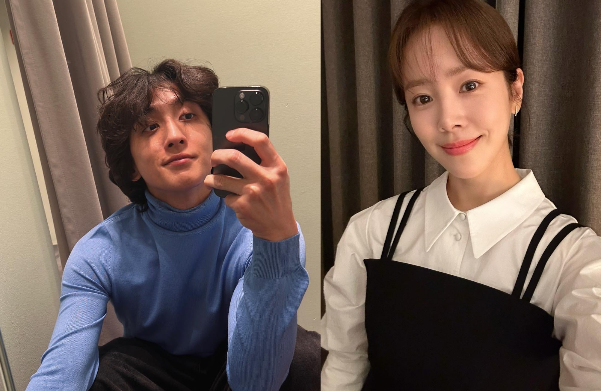 韓國女星韓志旼戀上小10歲樂隊Jannabi主唱崔政勳。（翻攝韓志旼、崔政勳 INS）