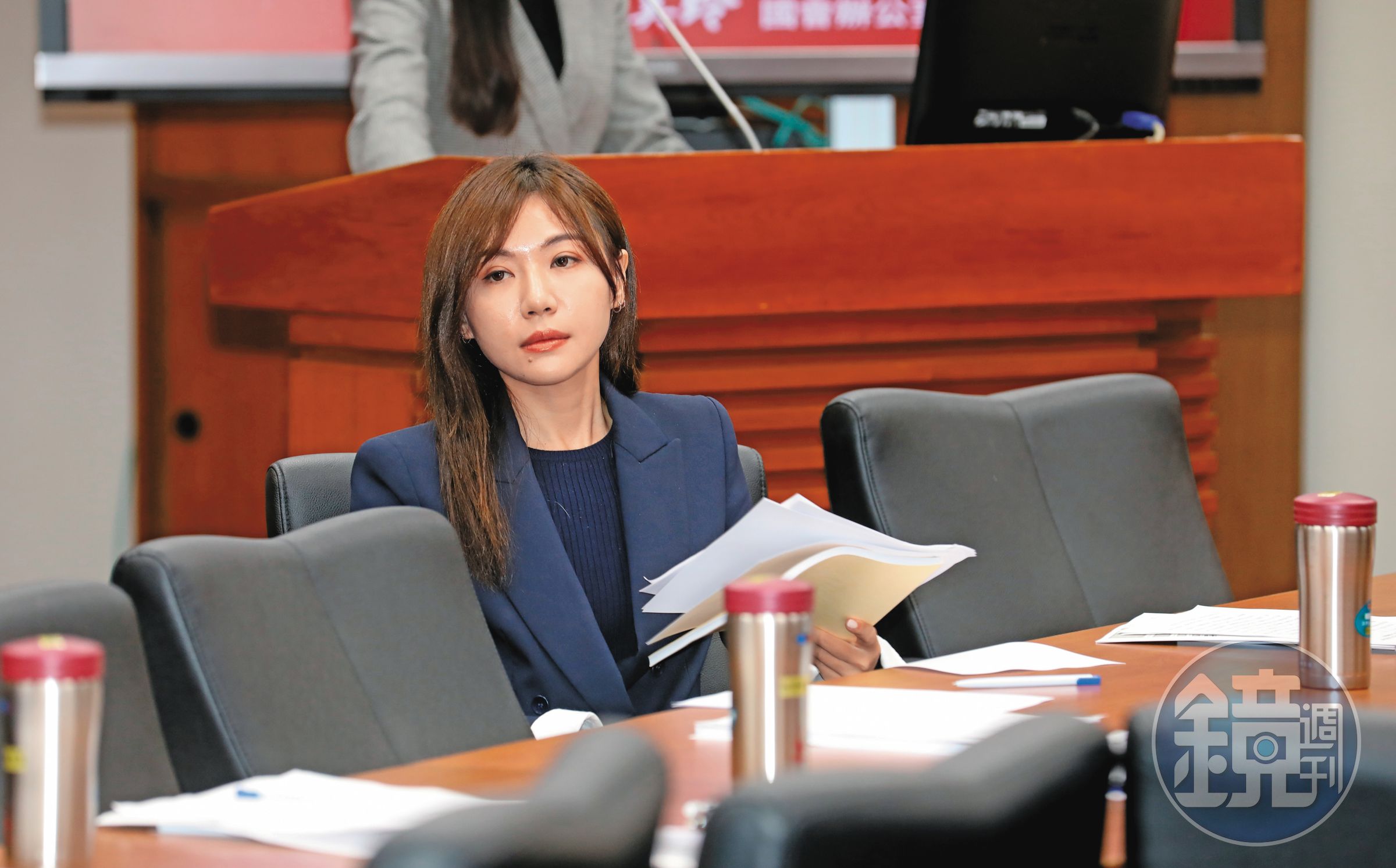 吳沛憶選區結構藍綠基本盤接近，藍營醞釀罷免她。