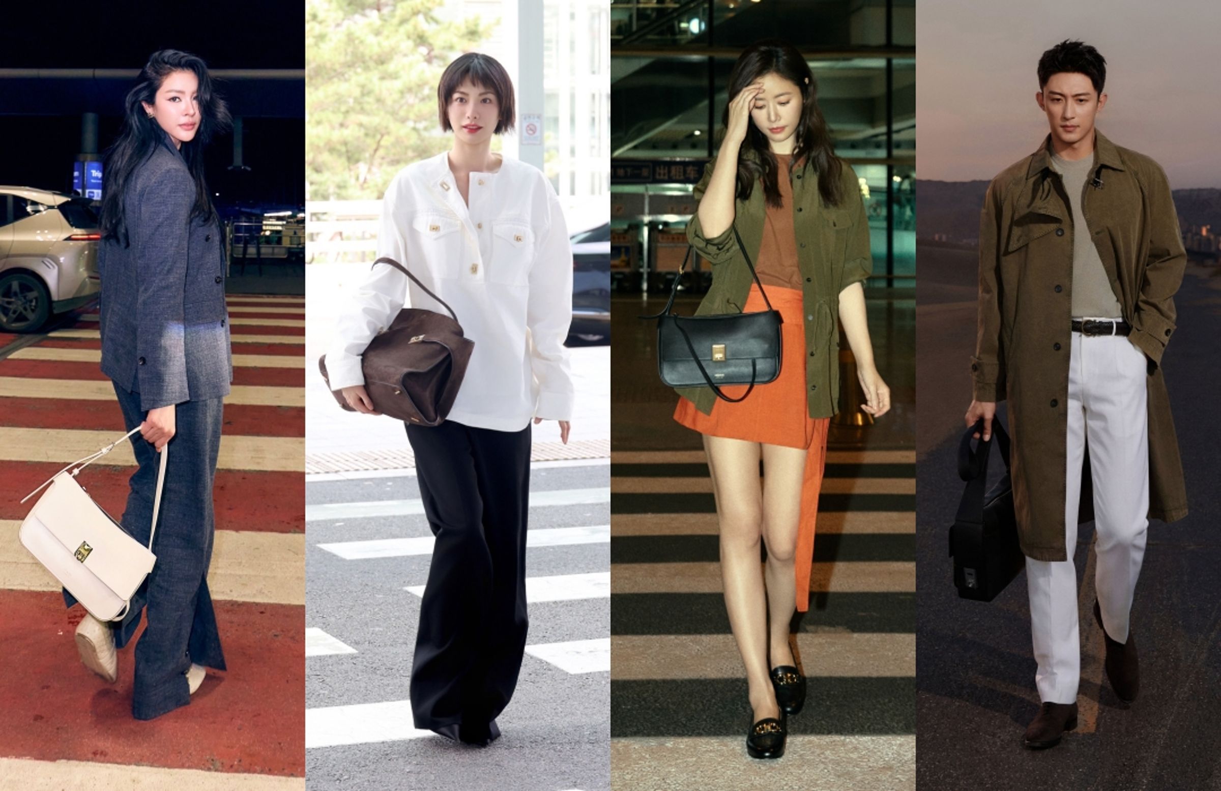 (左起)Faye Peraya、Nana、林心如、黃景瑜都將出席台灣時間今晚的Ferragamo 2027春夏時裝秀。(Ferragamo提供)