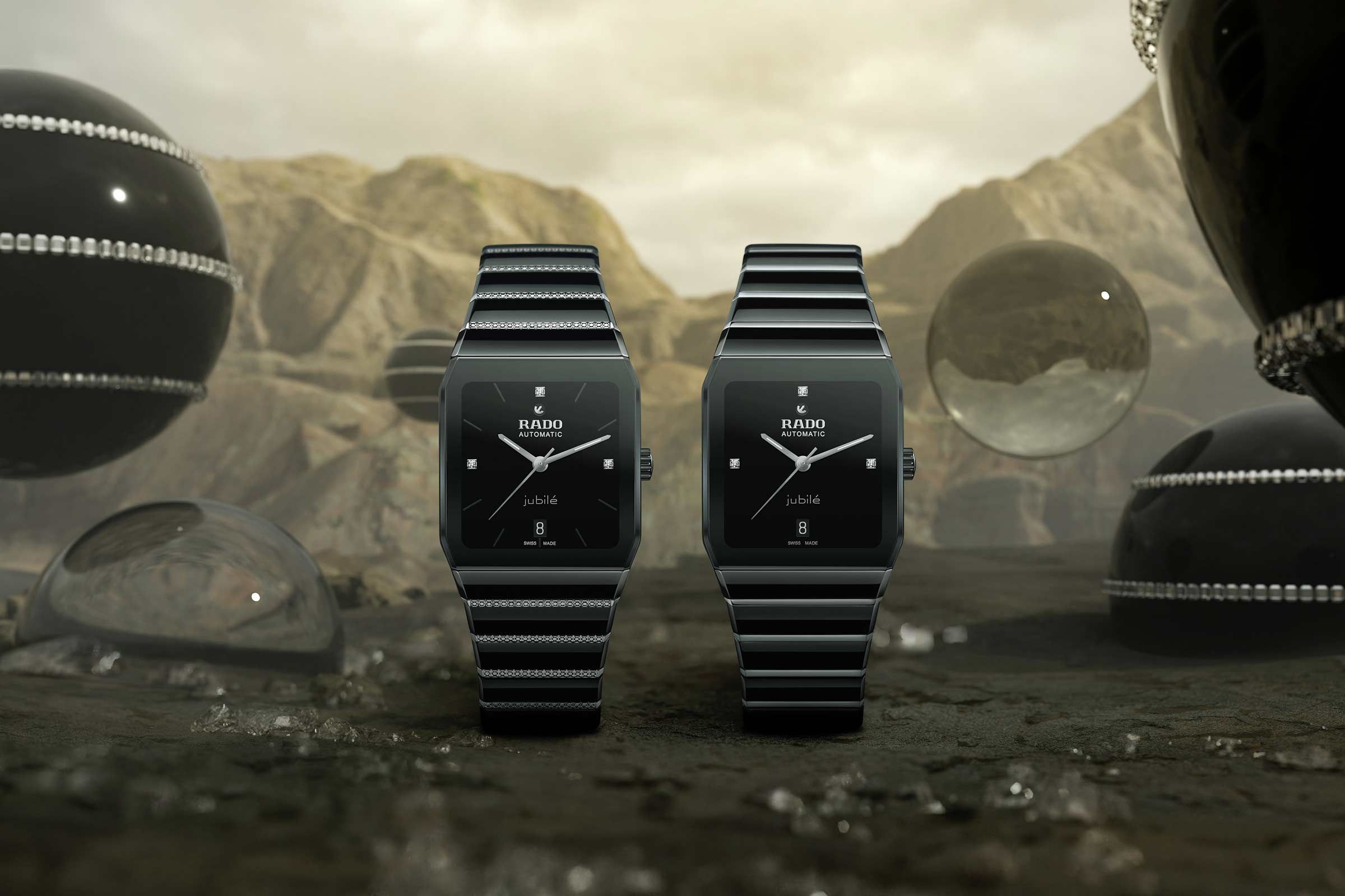 RADO Anatom Jubilé系列，定價NT$294,400（左）／NT$150,900（右）。