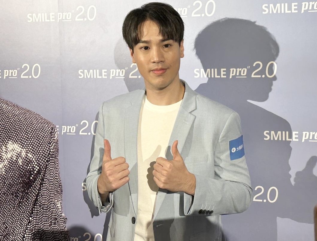 羅時豐今外甥謝毅宏出席活動談及頻道糾紛。（讀者提供）