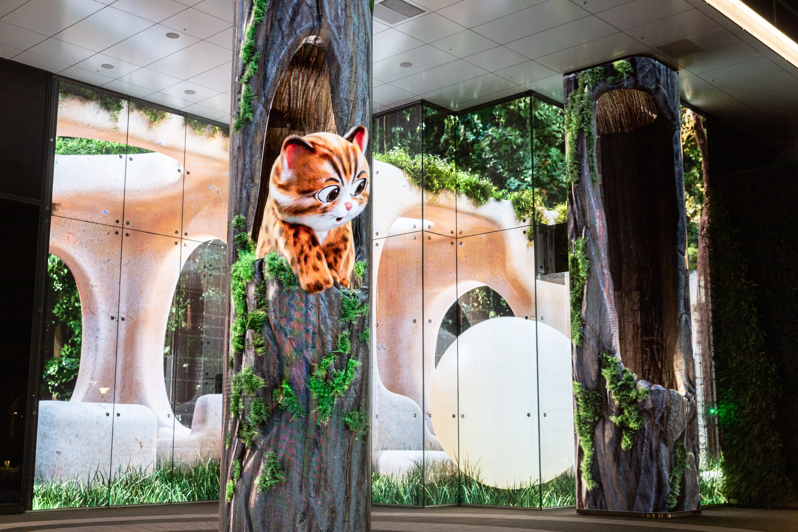 《LUMi的日常》是描述一隻台灣石虎在森林裡玩耍的趣味情景。