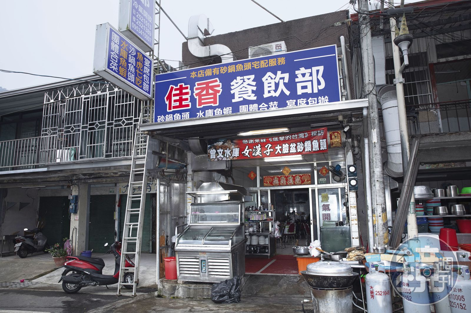 位在嘉義大埔的佳香餐飲部，假日常常一位難求。