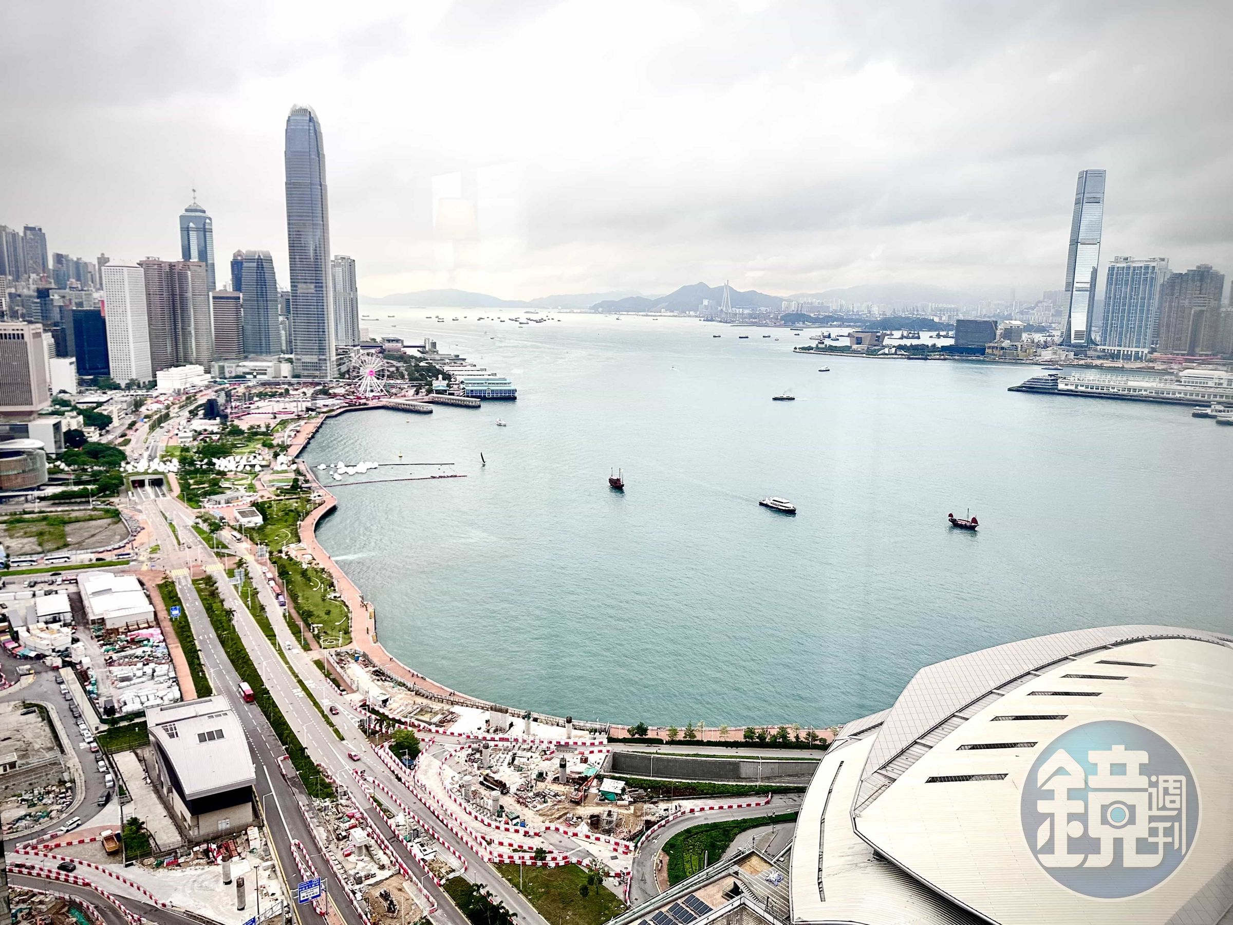 酒店內超過半數房型皆面向維多利亞港。