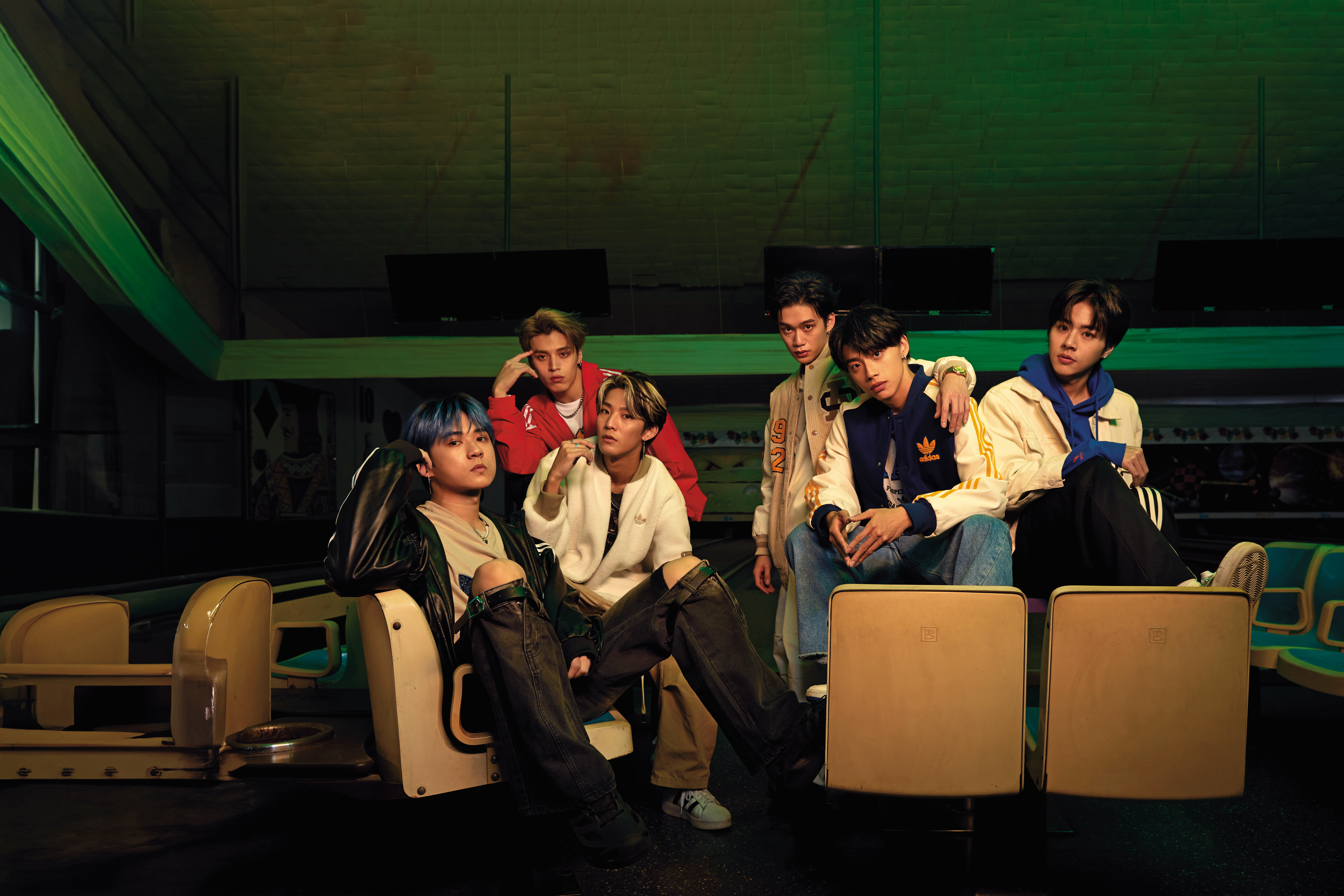 Ozone今年除了將推出首張正式專輯，還有望站上更大舞台開唱。左起祖安、哲言、煥鈞、子翔、文廷、佳辰。