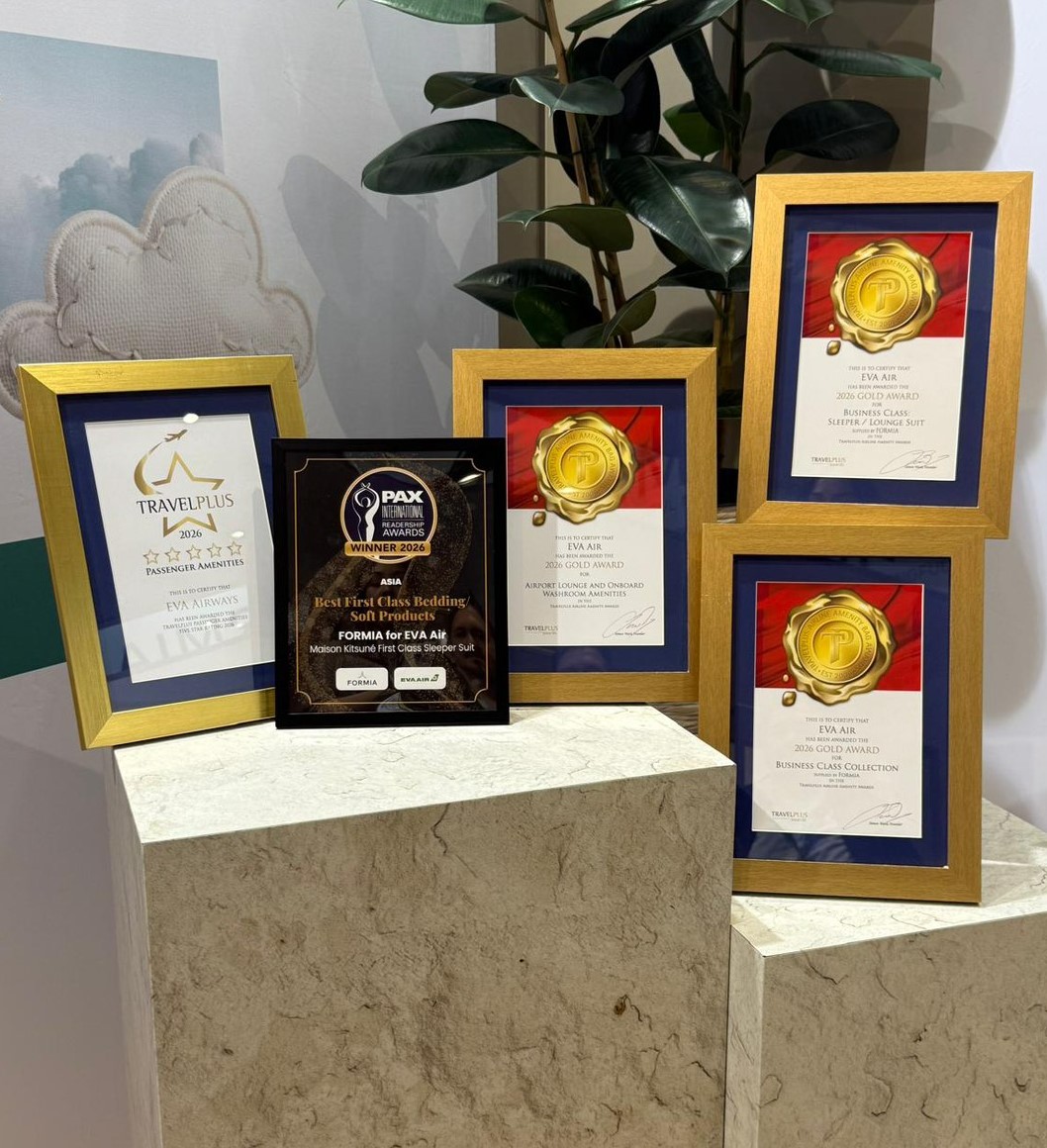此次《TravelPlus》和《PAX International》雜誌所舉辦的頒獎典禮中，榮獲多項大獎肯定，展現市場高度肯定與旅客好評迴響。（長榮航空提供）