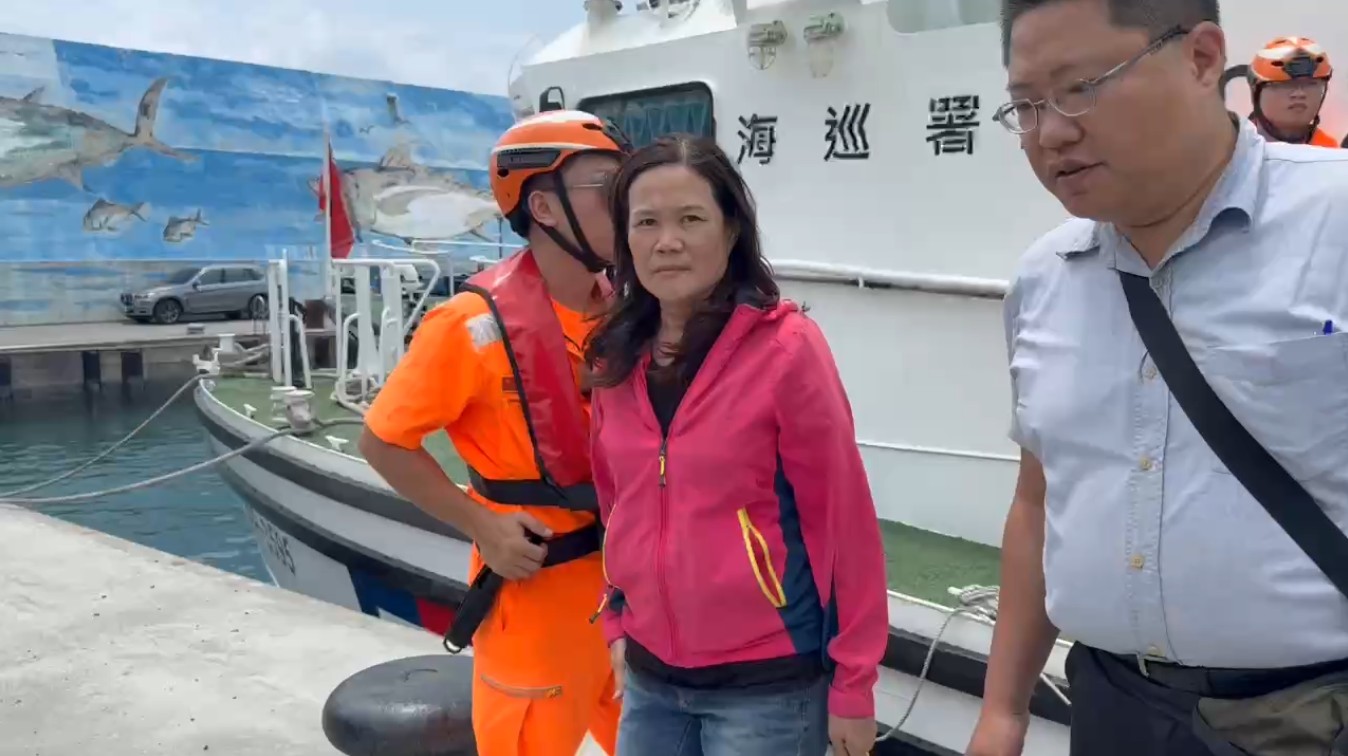 台東縣議員王姷力涉貪，22日遭帶回約談。（翻攝畫面）