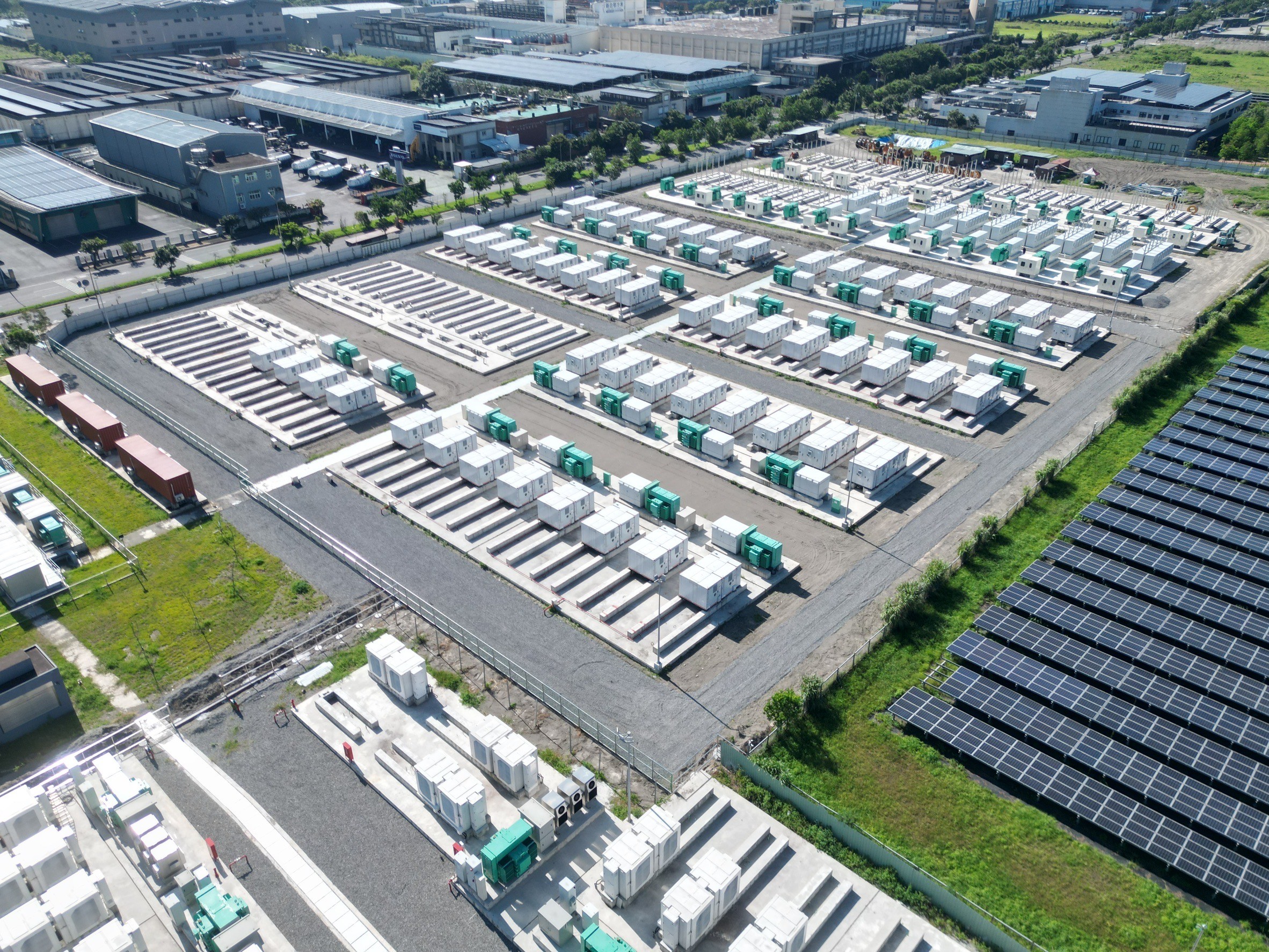 台普威目前建置儲能系統累積達412MW/1,055MWh。(台普威提供)