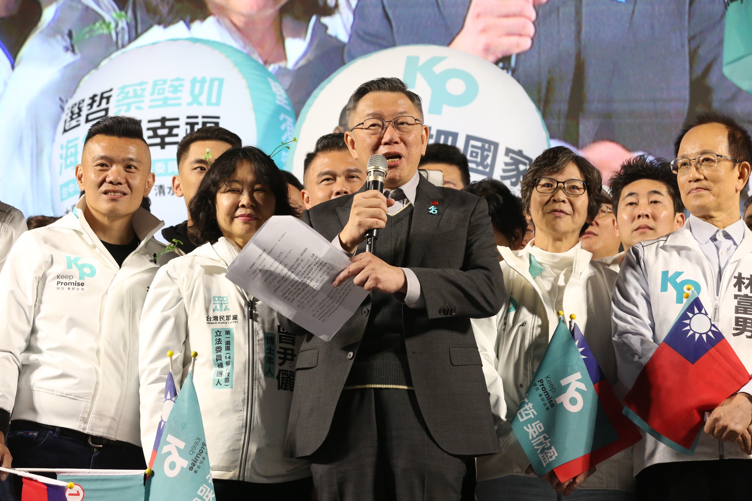 柯文哲昨日聲稱，「如果有來，那現在副總統搭檔應該是韓國瑜了。」