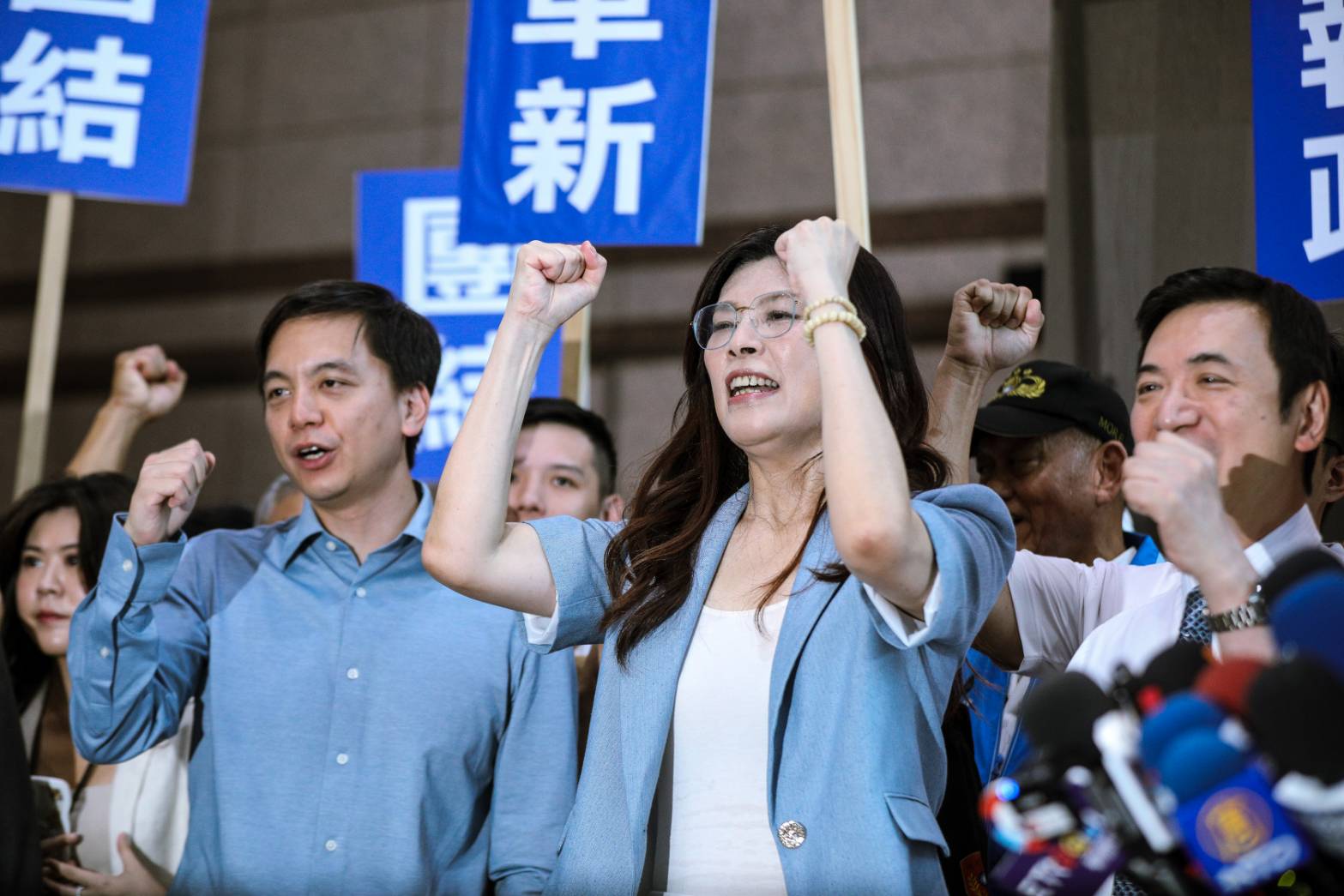 鄭麗文參選國民黨主席，近日卻頻頻被爆出爭議。（鏡報鄒保祥）