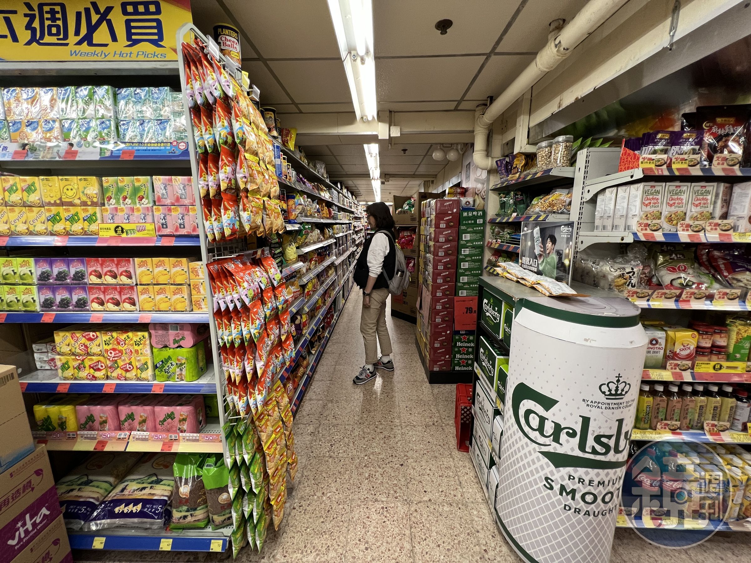U購select深水埗店的空間不大，商品擺放很集中。