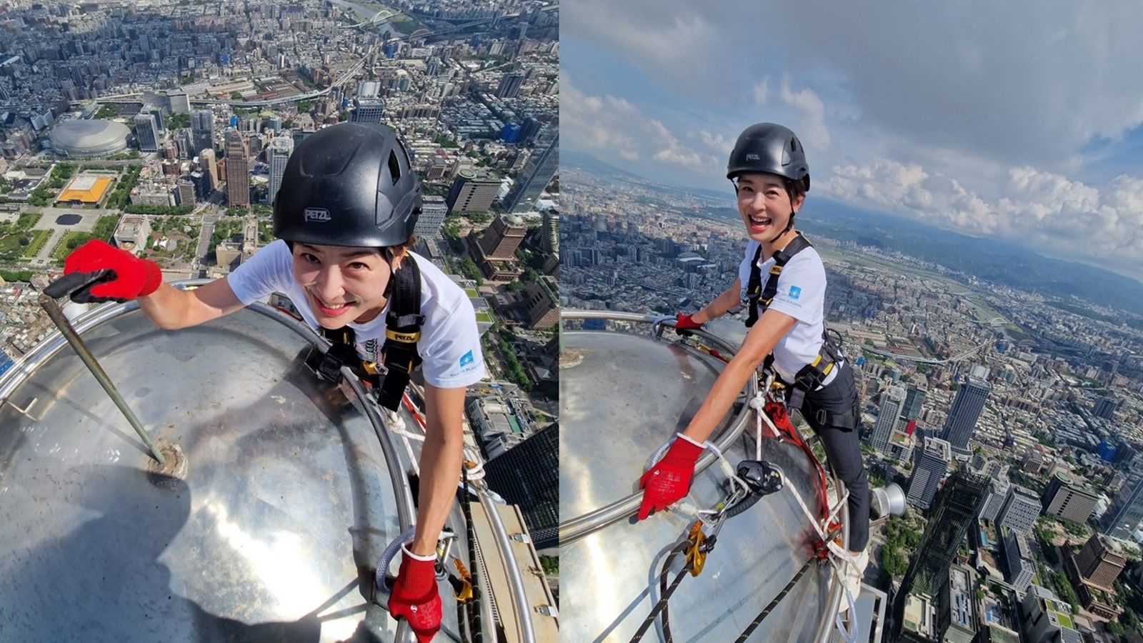 霍諾德徒手攀登101外界質疑不斷，賈永婕今天提4點反擊。（翻攝自「賈永婕的跑跳人生」臉書）