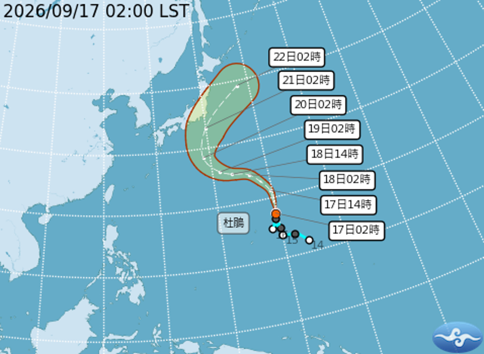 今天氣回暖高溫35度!「杜鵑」颱風週日大迴轉 最新路徑曝光