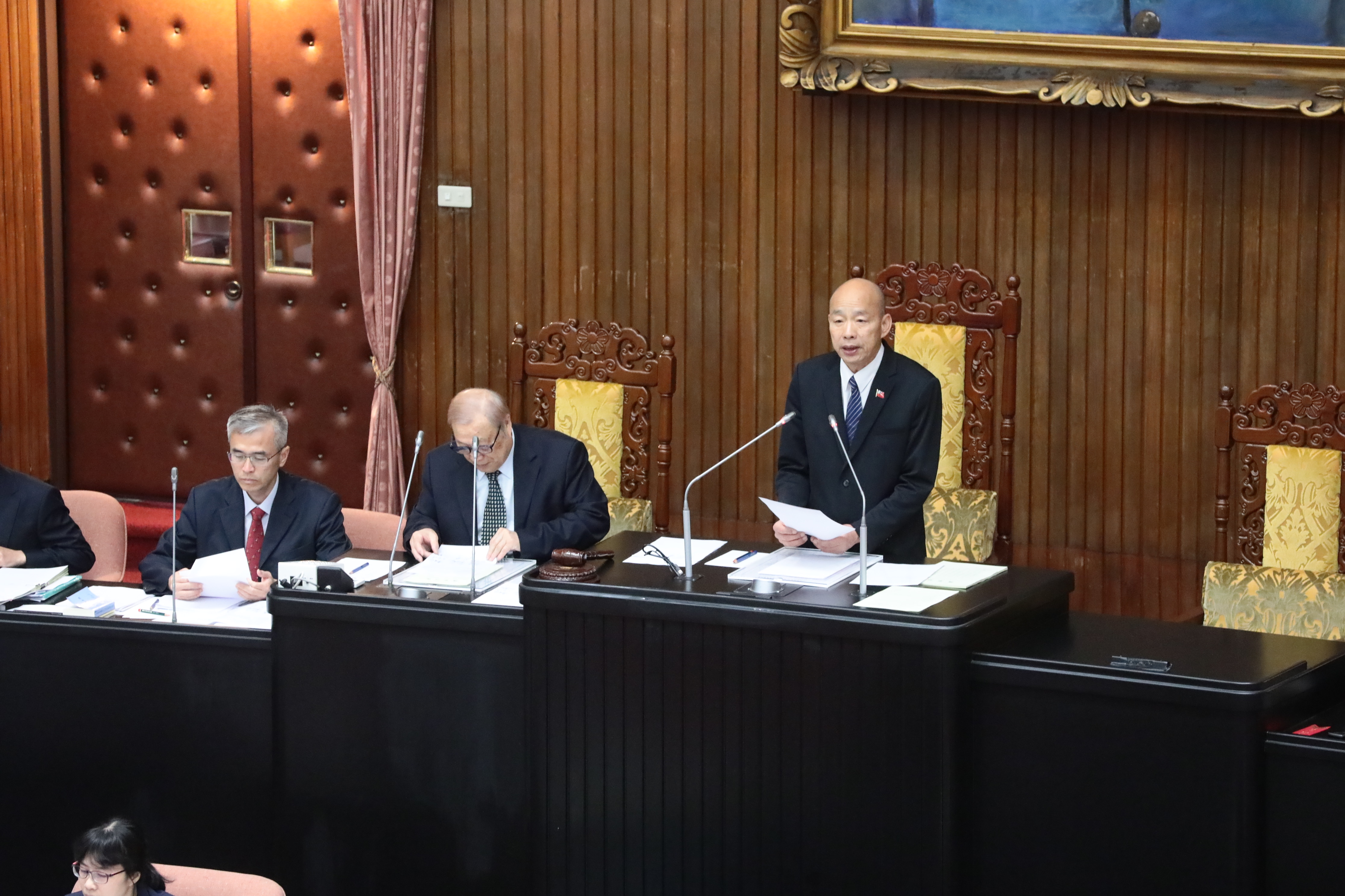 總預算拖266天共砍480億元 韓國瑜籲卓榮泰:不能不副署、不執行