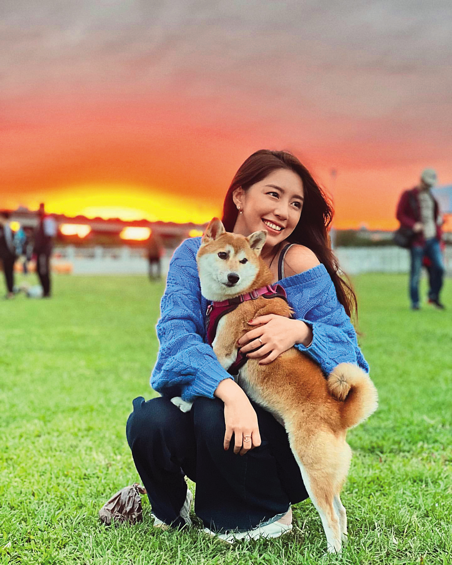 辜莞允消失螢光幕前的日子，愛犬巴古是她忠心的夥伴。（翻攝自辜莞允IG）