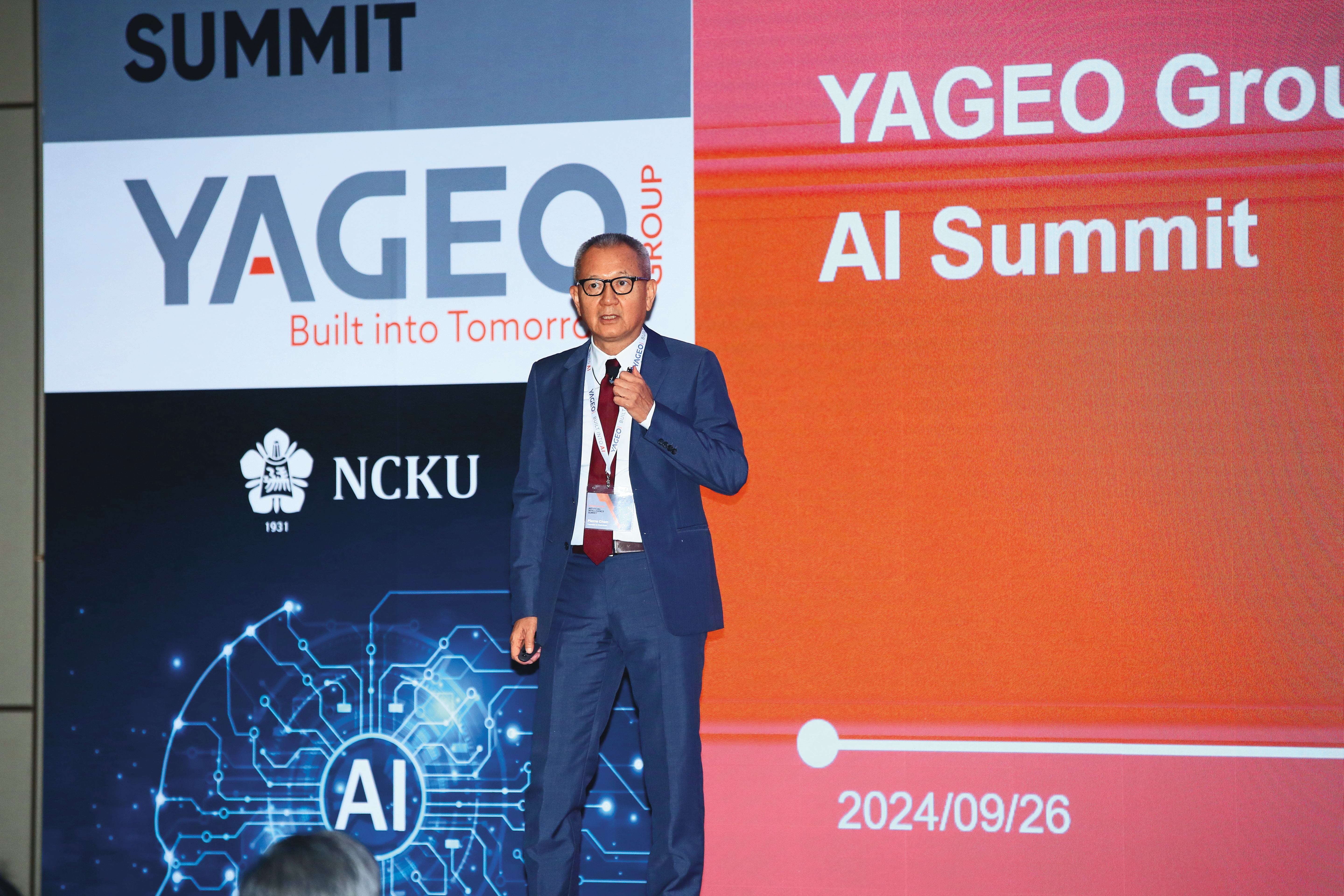 陳泰銘在AI論壇上信心滿滿的說:國巨已經不是以前的國巨。