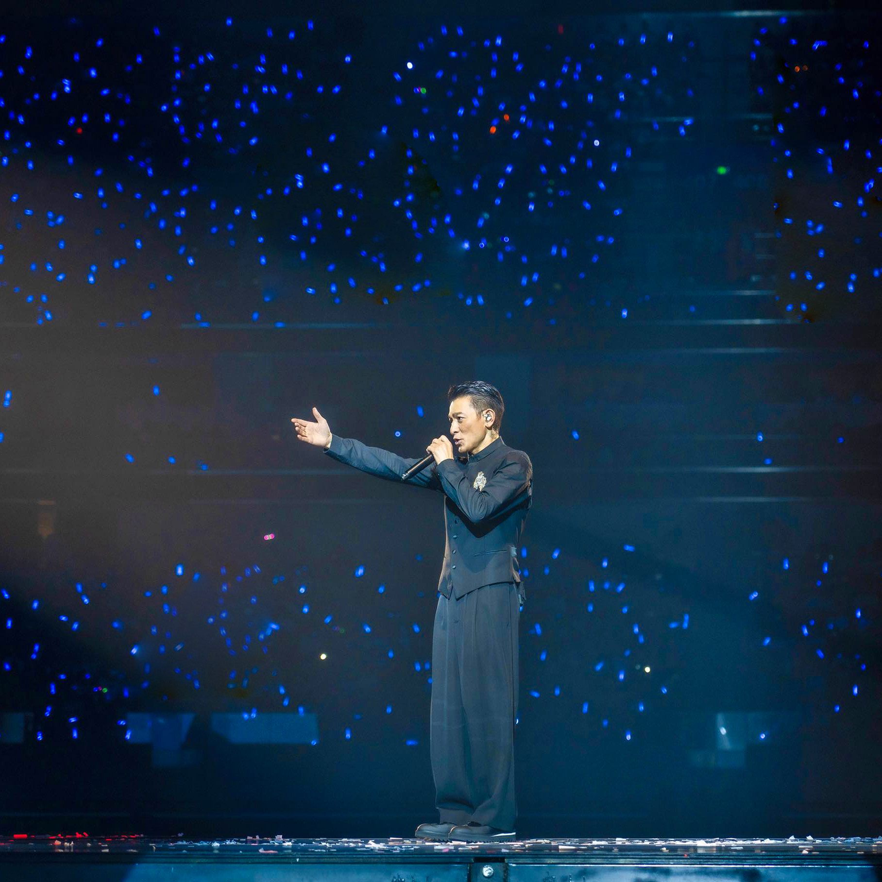 劉德華演唱會門票，共有84萬人次進行登記，搶購4場約4萬張門票。（台灣映藝、超級圓頂提供）