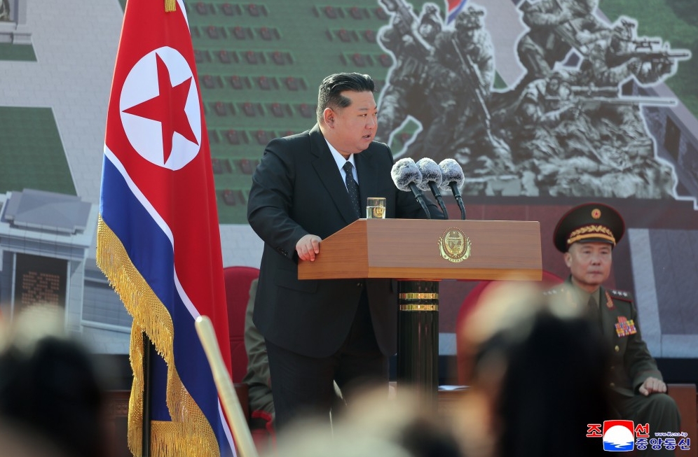 南韓國防情報本部昨日表示，北韓可能在短時間內進行第7次核試驗「若金正恩下定決心，北韓可在短時間內利用豐溪里第3號坑道進行核試」。（翻攝自《朝中社》）