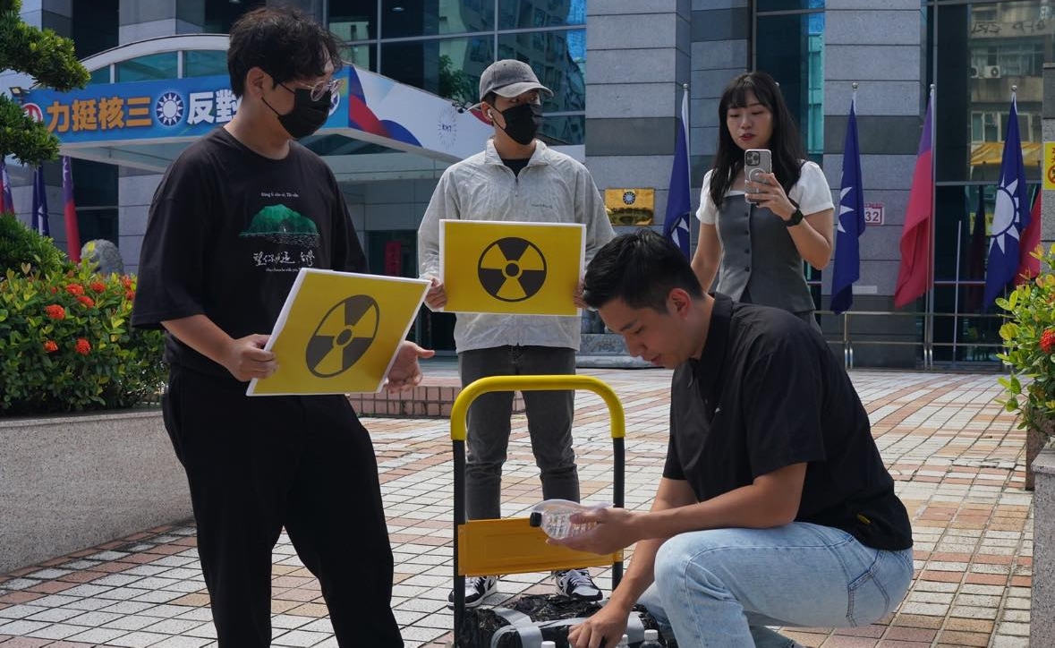 陳聖文今於臉書po文，提到這件事的重點，是要讓大家看到——核廢料根本無解！（翻攝自陳聖文臉書）