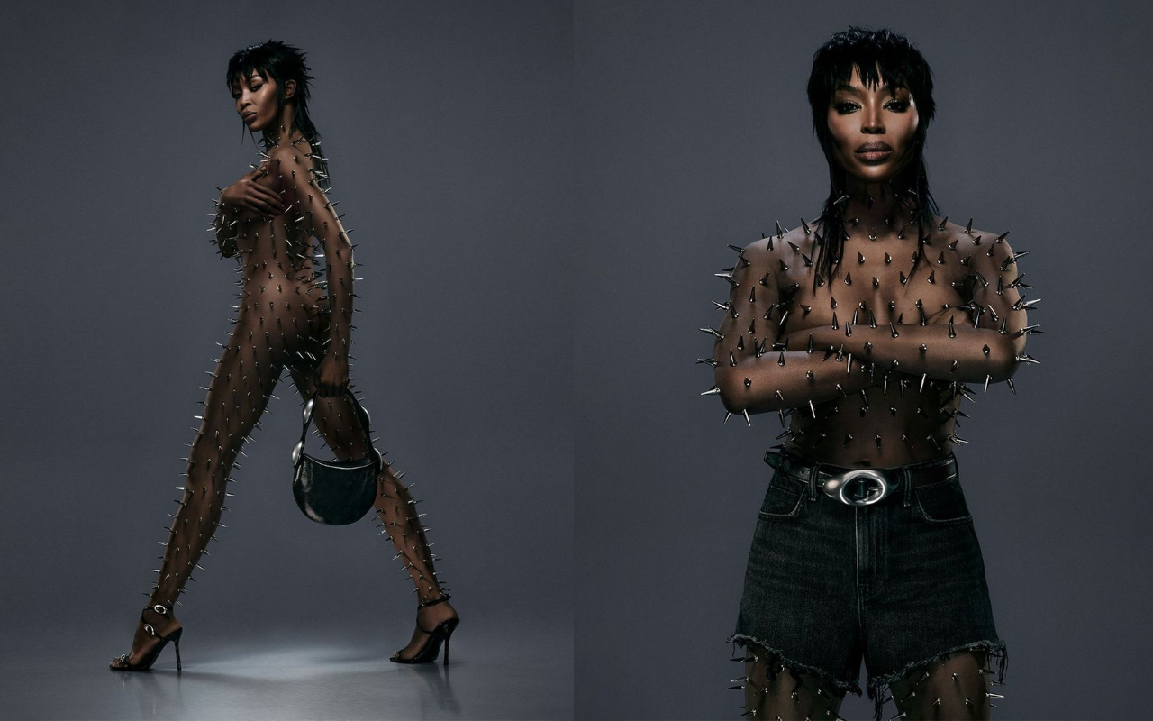 娜歐蜜坎貝兒拍攝Alexander Wang早春度假系列廣告。（Breeze Couture提供）