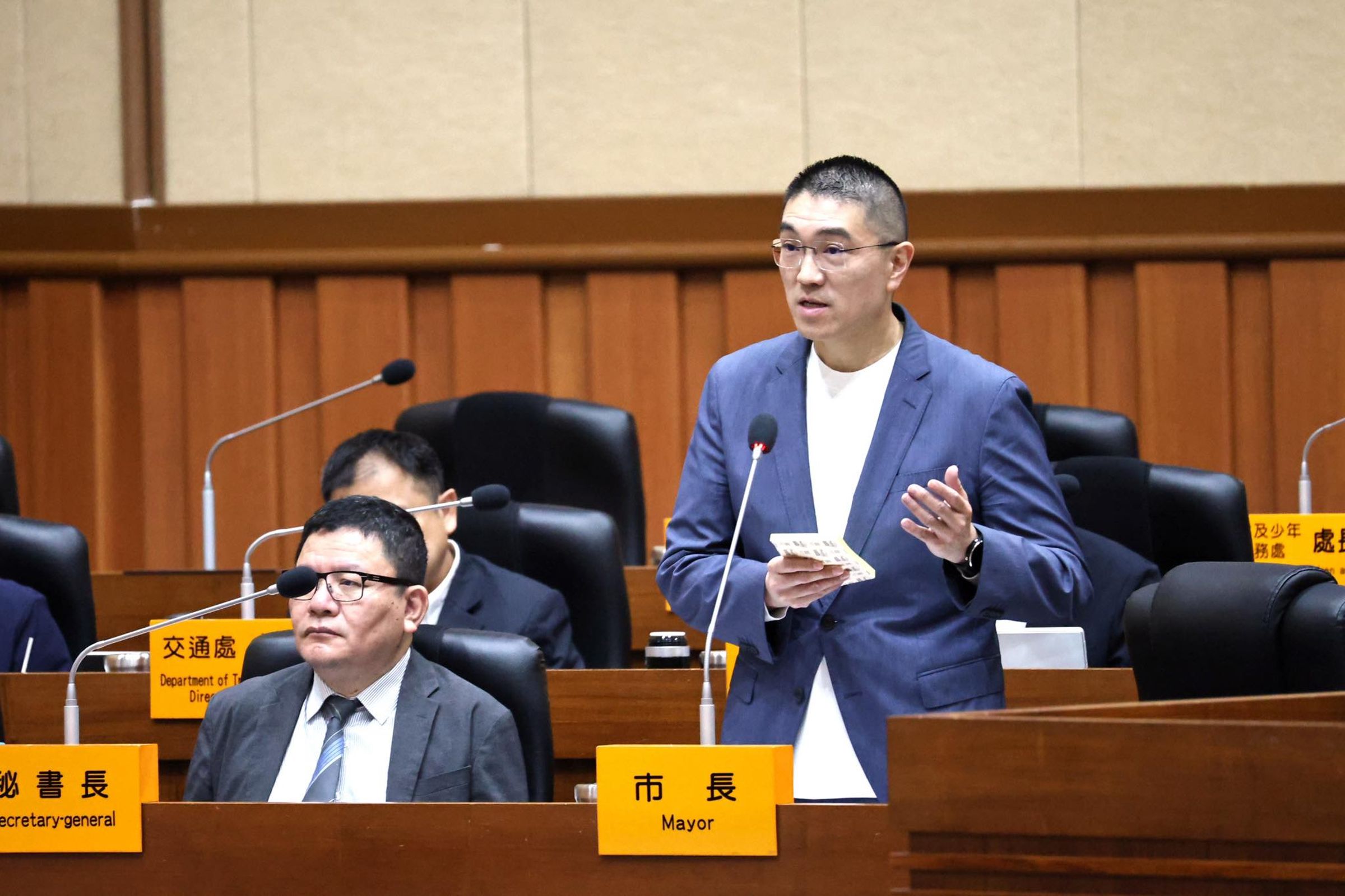 基隆市長謝國樑強調市府堅守兒虐零容忍的態度。（翻攝自臉書@謝國樑）