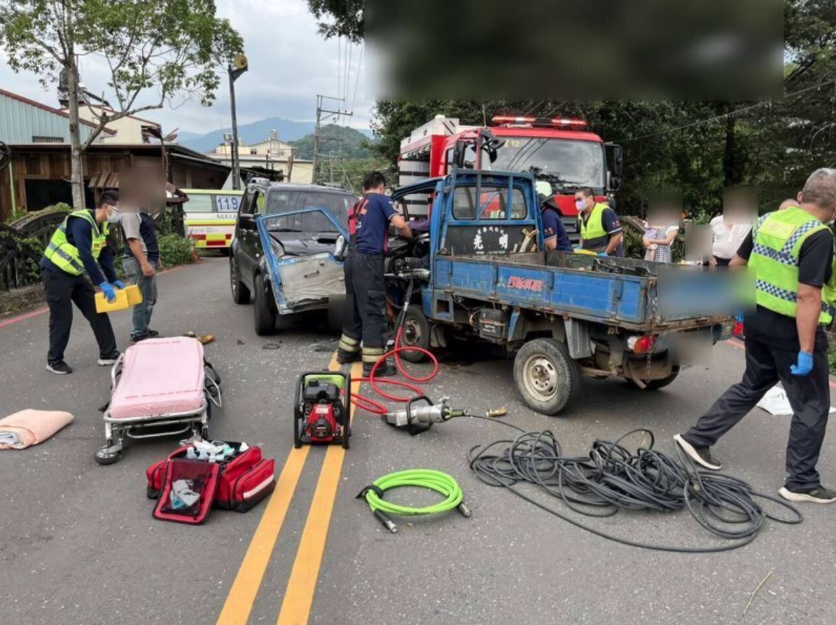 南投縣埔里鎮24日發生一起酒駕車禍,警方卻誤認肇事駕駛非現行犯縱放。(翻攝畫面)