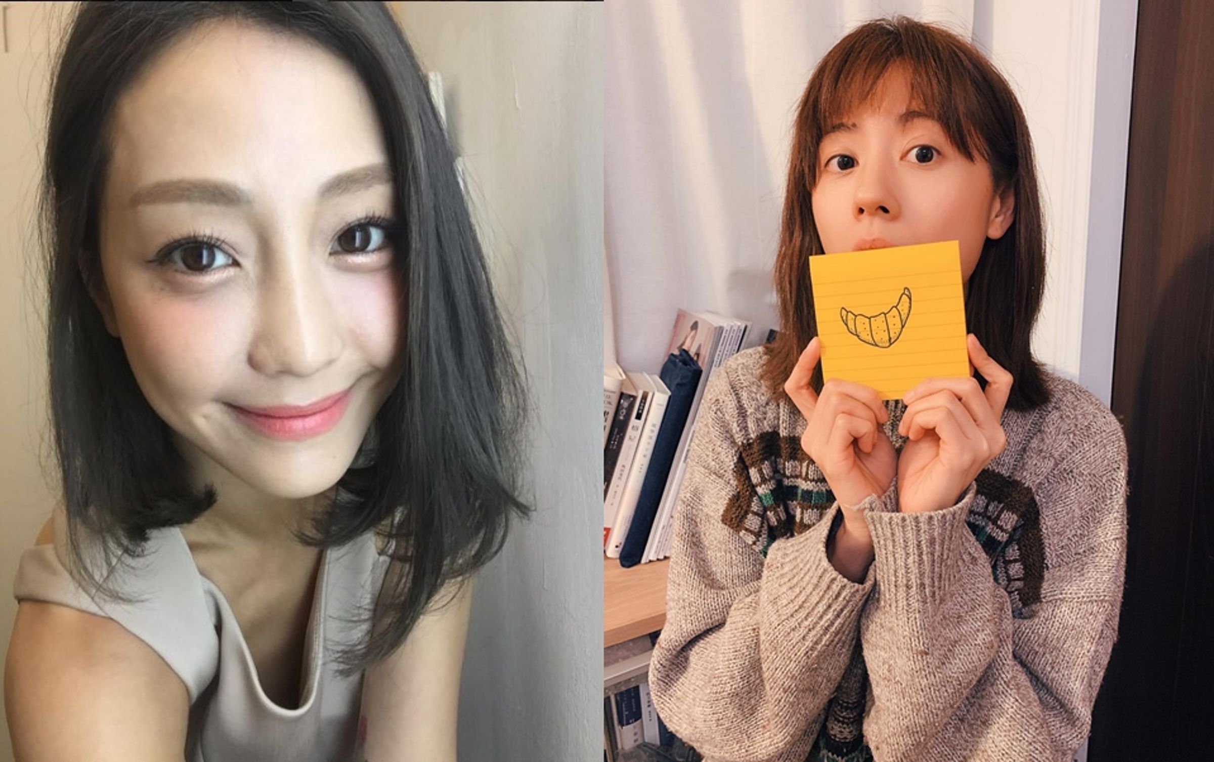 謝欣穎、林予晞是國中同學,謝欣穎還曾捍衛過她。(翻攝自謝欣穎、林予晞臉書)
