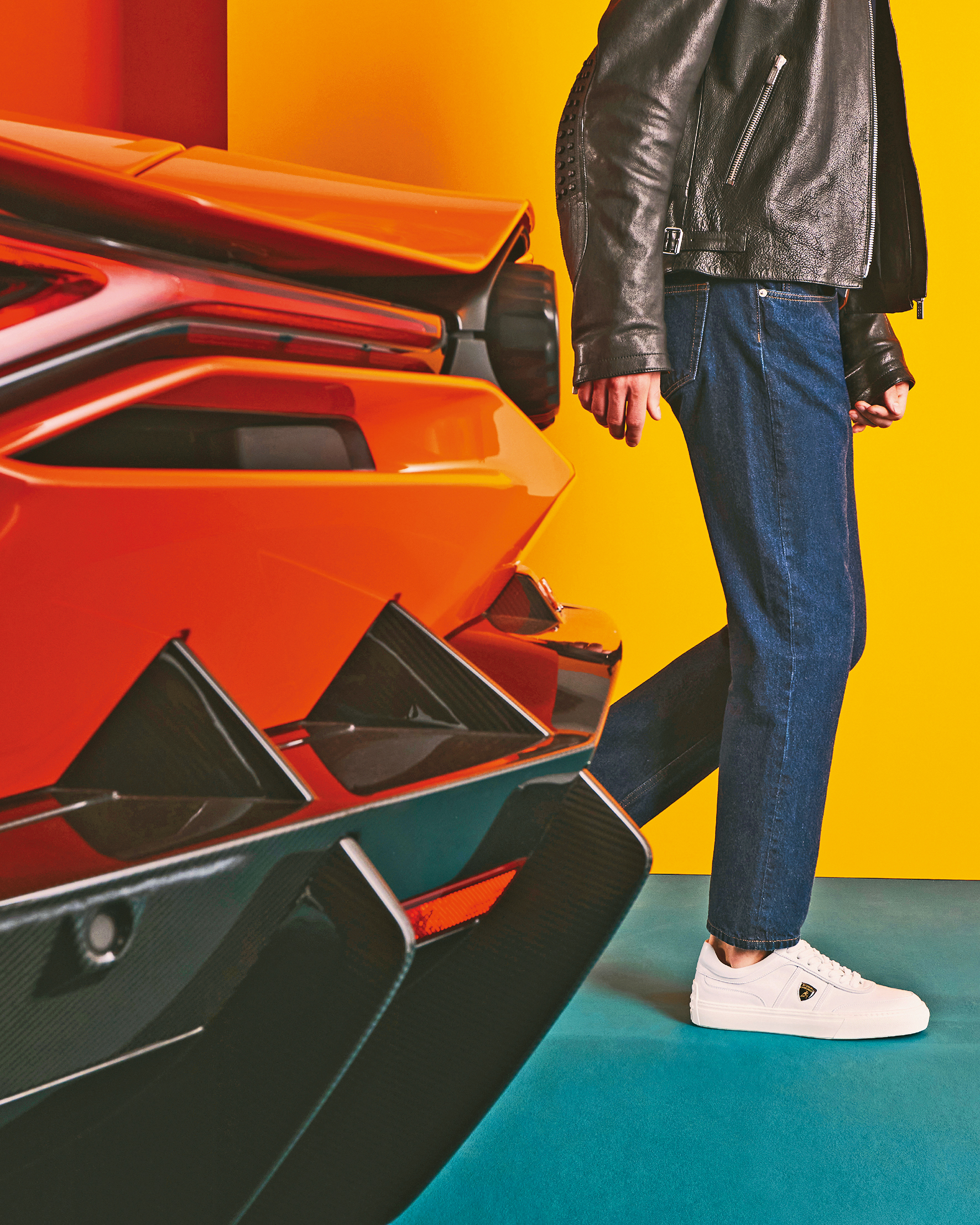 TOD'S與義大利超跑品牌Lamborghini合作系列,採限時限量販售。(迪生提供)