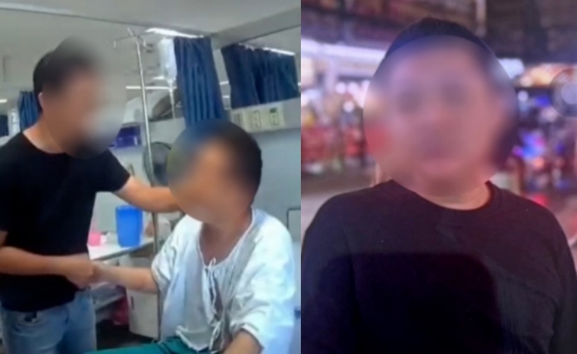 泰國警方與觀光警察聯手展開搜索，最終於當地醫院尋獲失聯3天的該名台灣男子。（翻攝自amarintv）